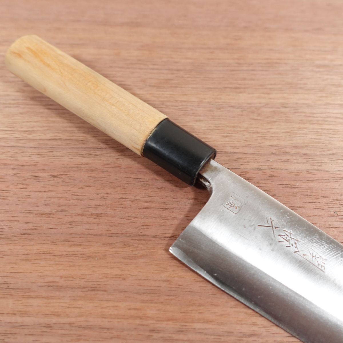 Seki Magoroku Deba Knife, Sharpened, Ume, Carbon Steel, Single Bevel, 150mm