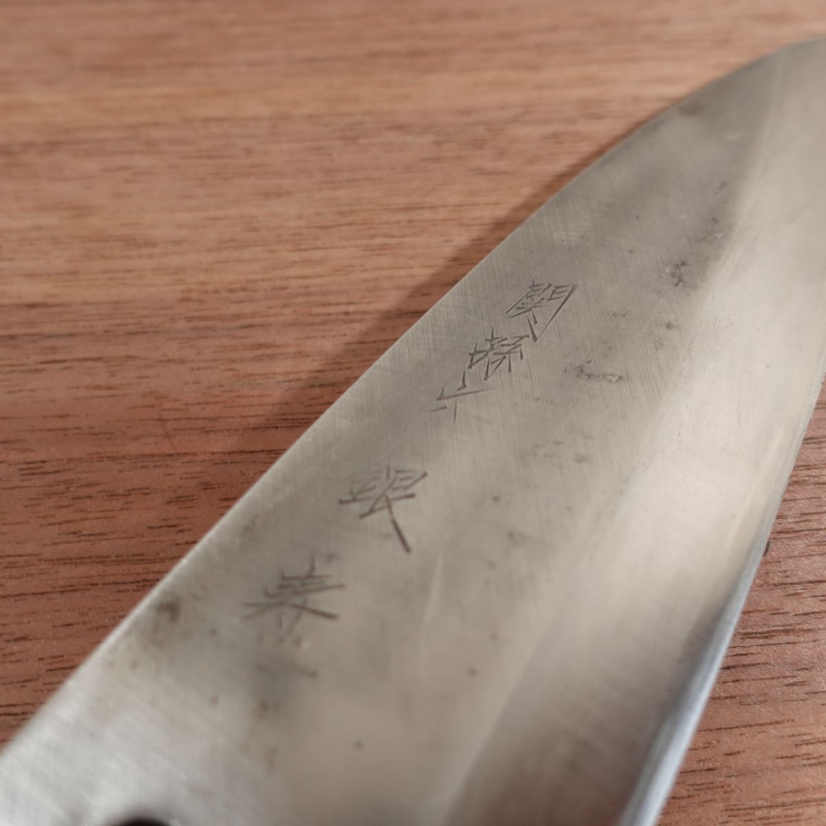 Seki Magoroku Deba Knife, Sharpened, Ginju, Carbon Steel, Single Bevel, 155mm