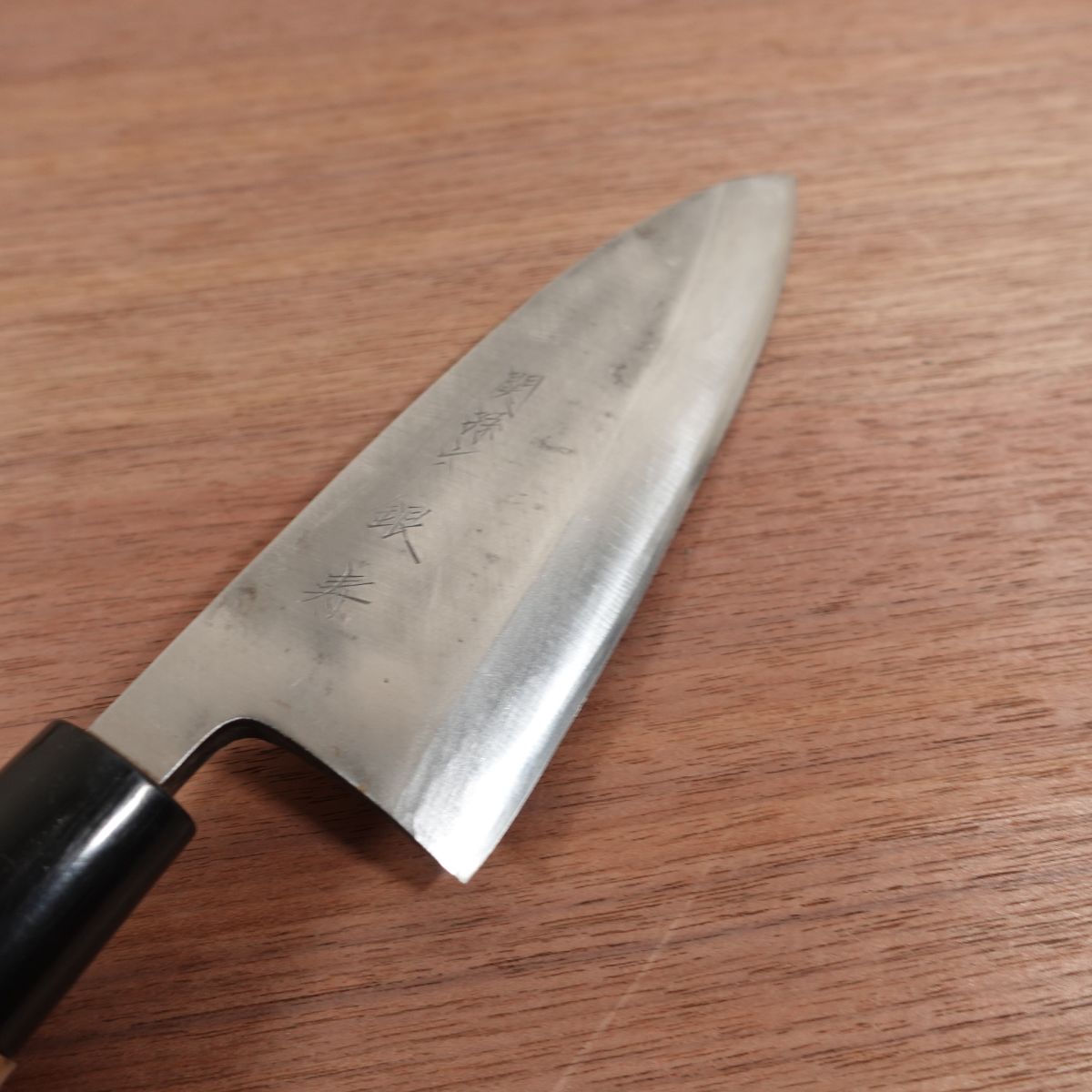 Seki Magoroku Deba Knife, Sharpened, Ginju, Carbon Steel, Single Bevel, 155mm