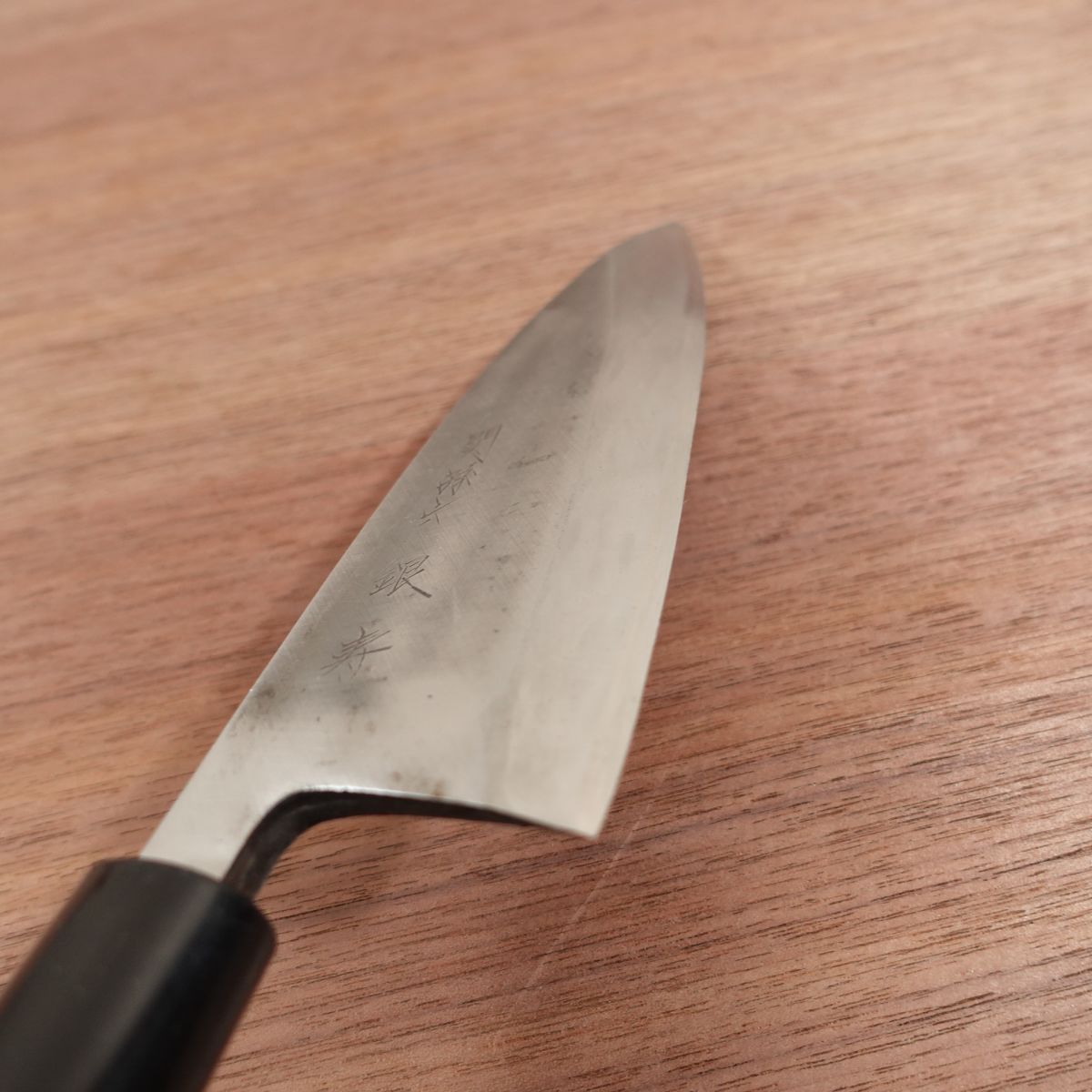 Seki Magoroku Deba Knife, Sharpened, Ginju, Carbon Steel, Single Bevel, 155mm