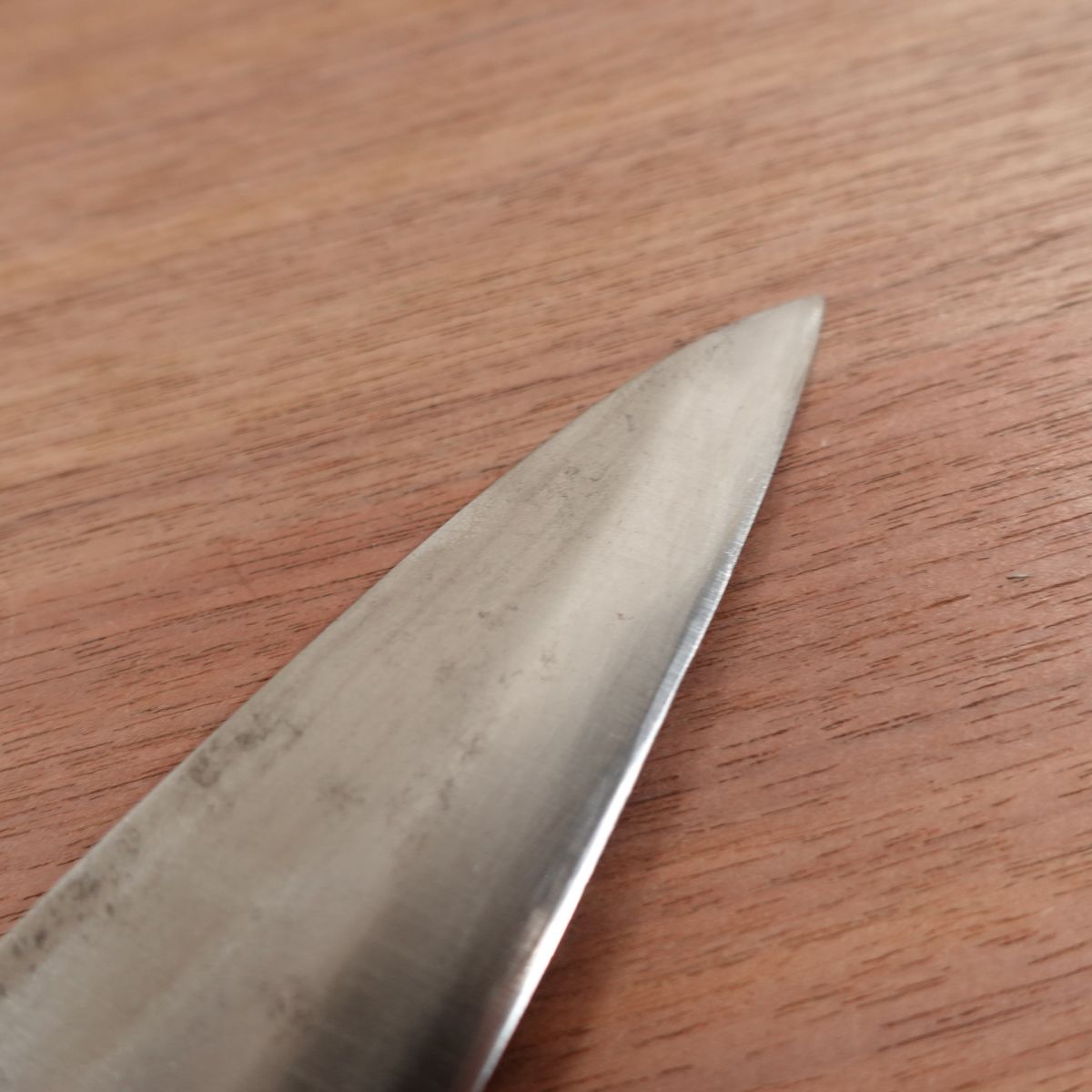Sakai Ichimonji Mitsuhide Funayuki Knife, Sharpened, Slim Deba, Single Bevel, 145mm