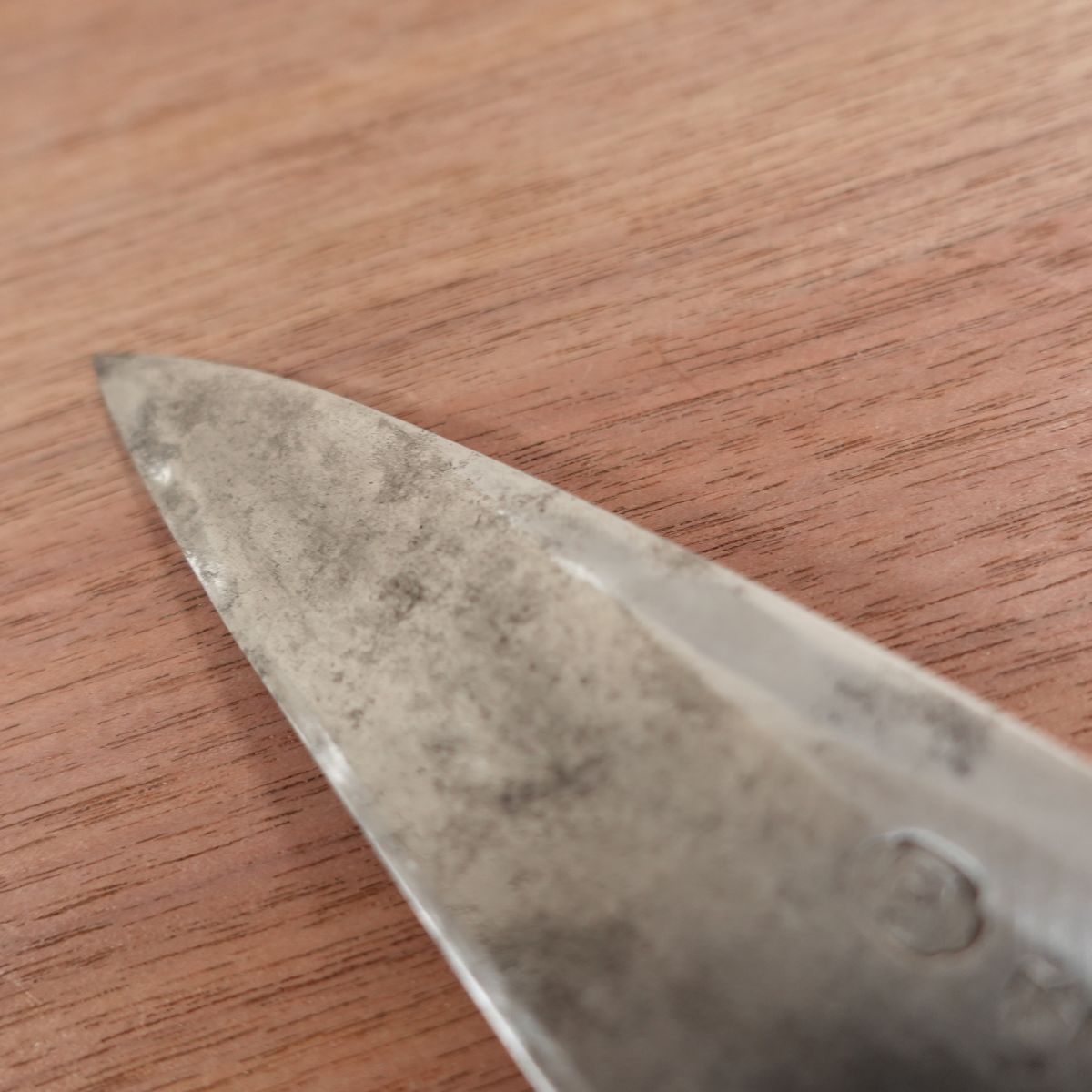 Sakai Ichimonji Mitsuhide Funayuki Knife, Sharpened, Slim Deba, Single Bevel, 145mm