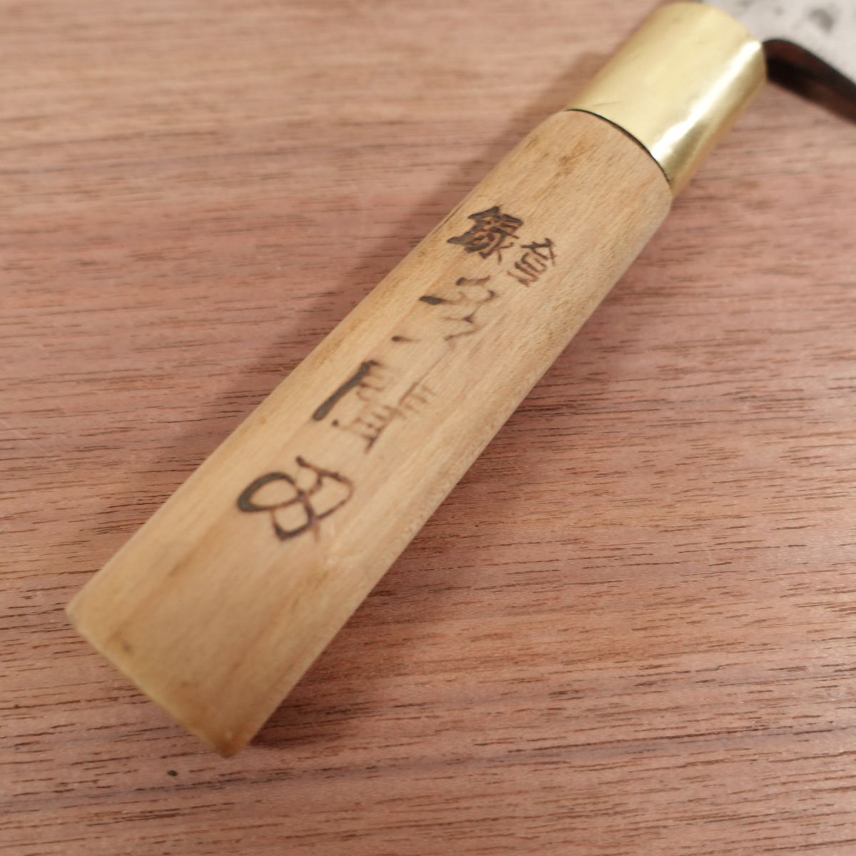 Tamonba Funayuki Knife, Sharpened, Slim Deba, Single Bevel, 145mm