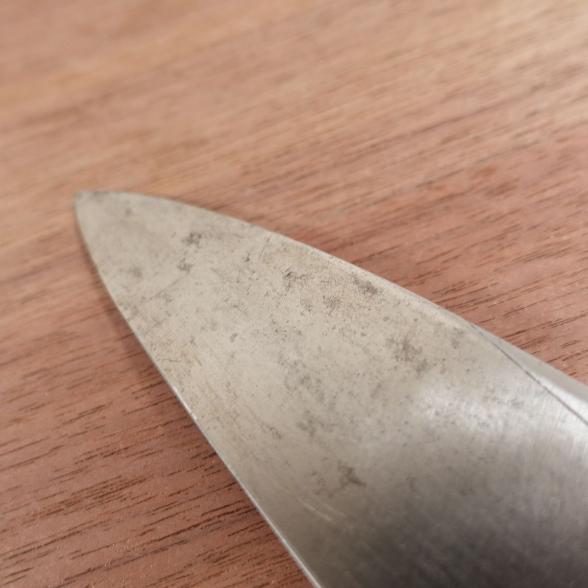 Tamonba Funayuki Knife, Sharpened, Slim Deba, Single Bevel, 145mm