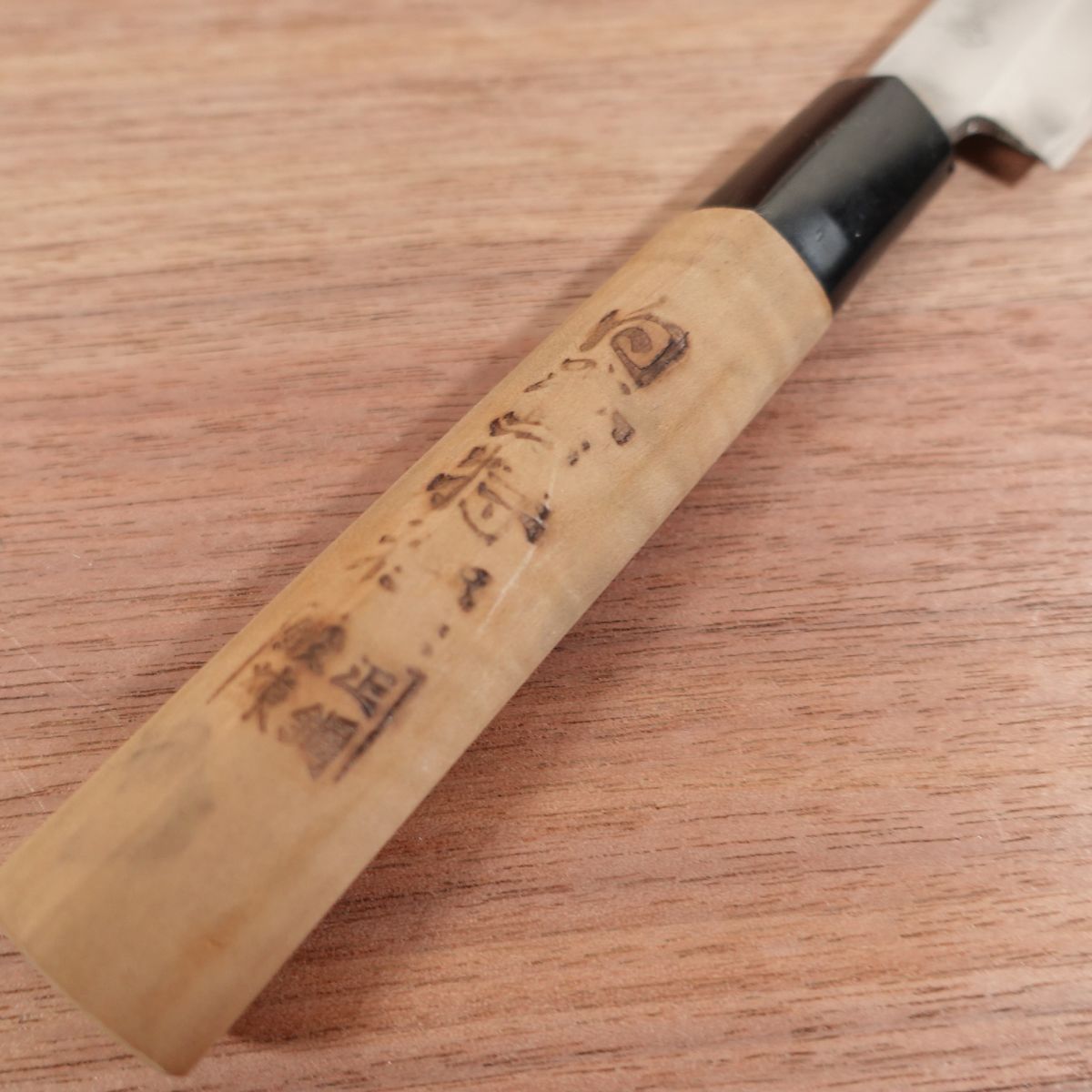 Shirasagi Yanagiba Knife, Sharpened, Sashimi Knife, Crown Shirasagi, Carbon Steel, Nearly Unused, 185mm