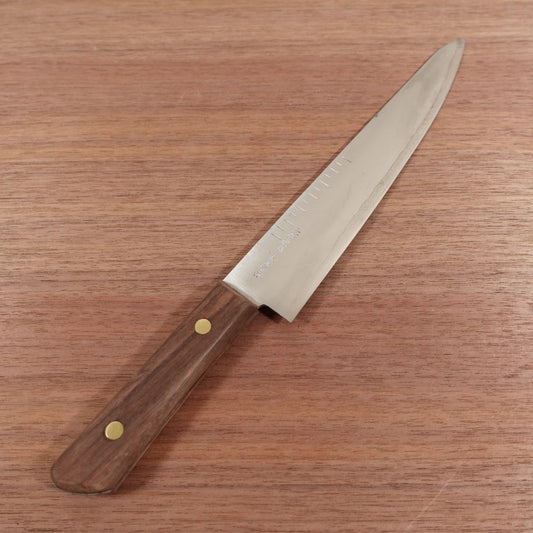 Doi Masaru Gyuto Knife, Sharpened, Minamoto Masamori, Laminated Carbon Steel, All-Purpose Knife, Graduated Blade, 215mm