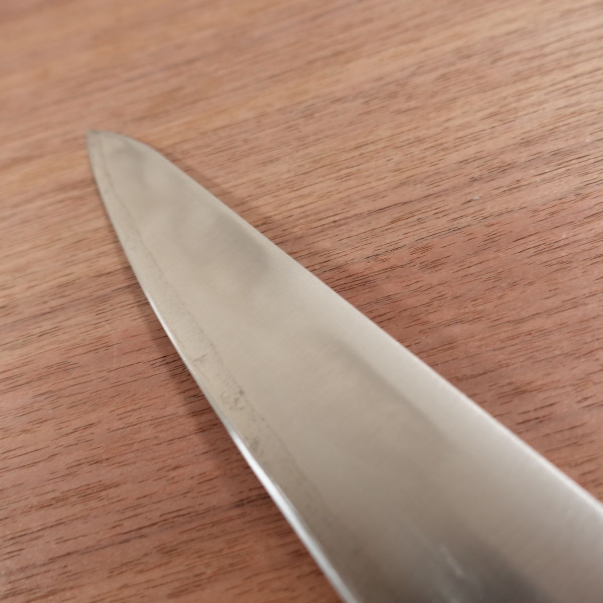 Doi Masaru Gyuto Knife, Sharpened, Minamoto Masamori, Laminated Carbon Steel, All-Purpose Knife, Graduated Blade, 215mm