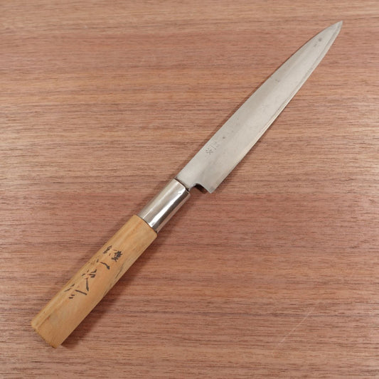 Ichiji Yanagiba Knife, Sharpened, Sashimi Knife, Carbon Steel, Single Bevel, Made by Ichiji, 210mm