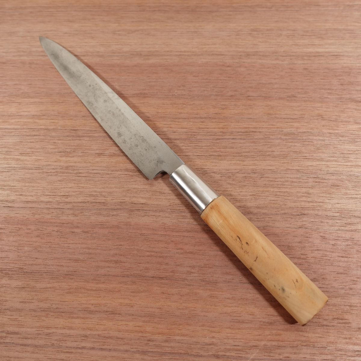 Ichiji Yanagiba Knife, Sharpened, Sashimi Knife, Carbon Steel, Single Bevel, Made by Ichiji, 210mm