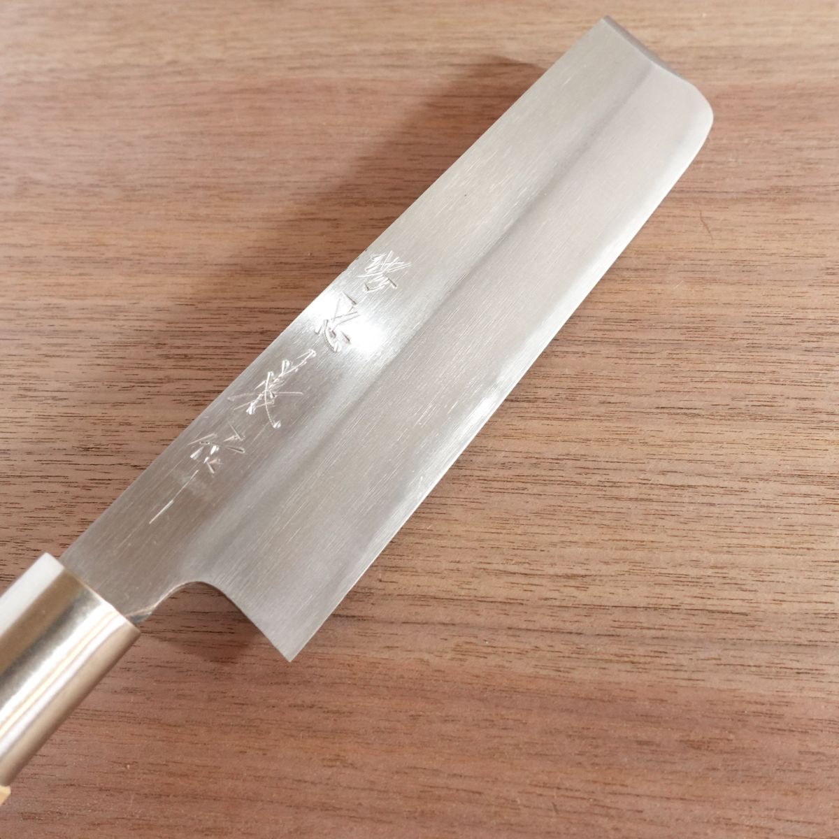 Sakai Tadayoshi Usuba Knife, Sharpened, Single Bevel, Carbon Steel, Nakiri, Sakai Tadayoshi, Unused Stored Item, Boxed, 170mm