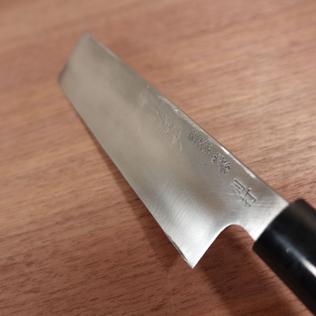 Sakai Ichimonji Mitsuhide Usuba Knife, Sharpened, Betsuuchi, Single Bevel, Boxed, Nearly Unused Stored Item, 165mm