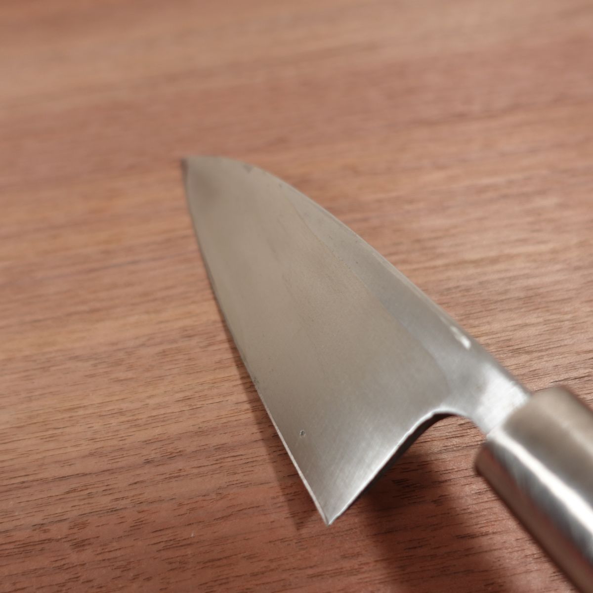 Sakai Masashige Deba Knife, Sharpened, Yasuki Steel, Hon-Tanren, Sakai Masashige Saku, Boxed, 135mm