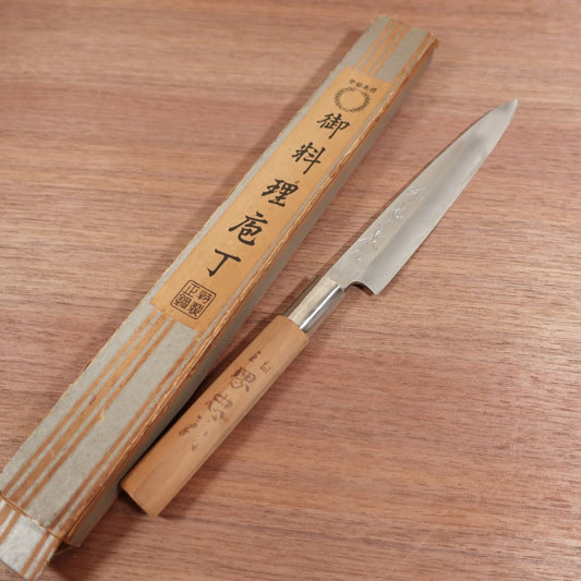 Sakai Tadayoshi Yanagiba Knife, Sharpened, Sakai Tadayoshi Saku, Sashimi Knife, Nearly Unused Stored Item, Boxed, 175mm