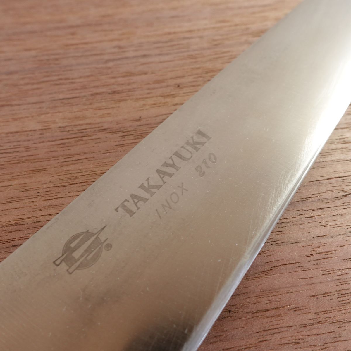 Sakai Takayuki Gyuto Knife, Sharpened, Stainless Steel, INOX Takayuki, 210mm