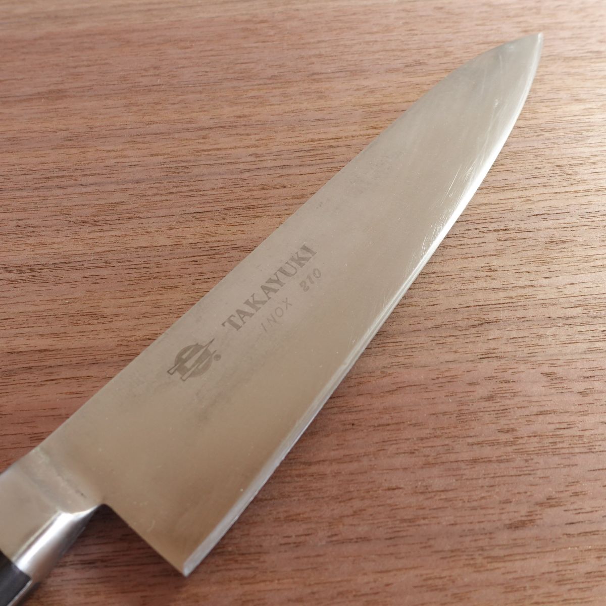 Sakai Takayuki Gyuto Knife, Sharpened, Stainless Steel, INOX Takayuki, 210mm