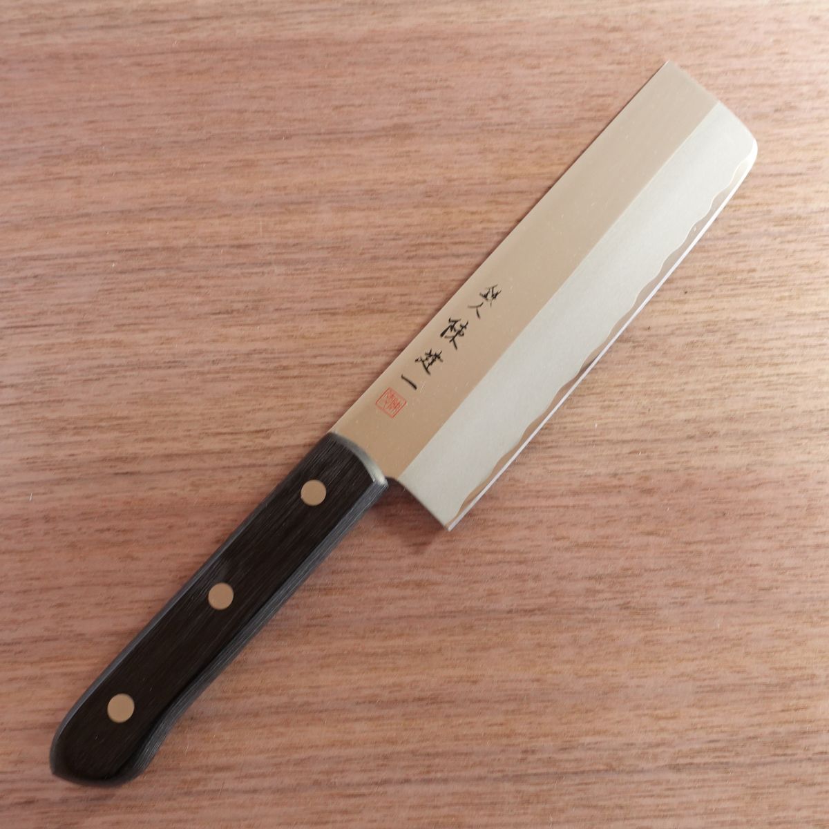 Chen Kenichi Nakiri Knife, Stainless Steel Vegetable Knife, Unused Stored Item, 160mm