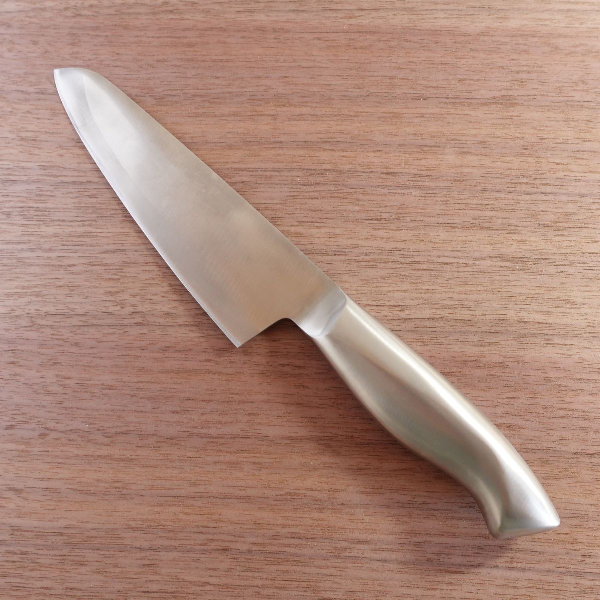 Prosper Santoku Knife, Sharpened, All Stainless Steel, All-Purpose Knife, 165mm