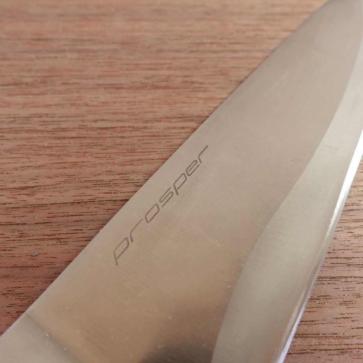 Prosper Santoku Knife, Sharpened, All Stainless Steel, All-Purpose Knife, 165mm