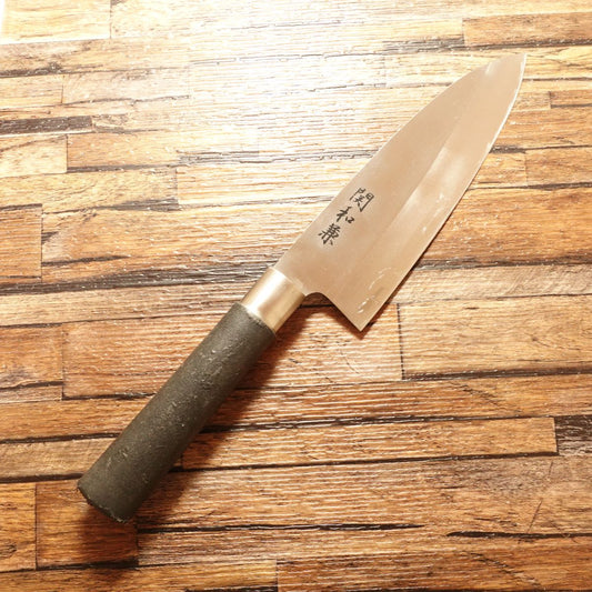 Seki Kazukane Santoku Knife, Sharpened, Stainless, 165mm