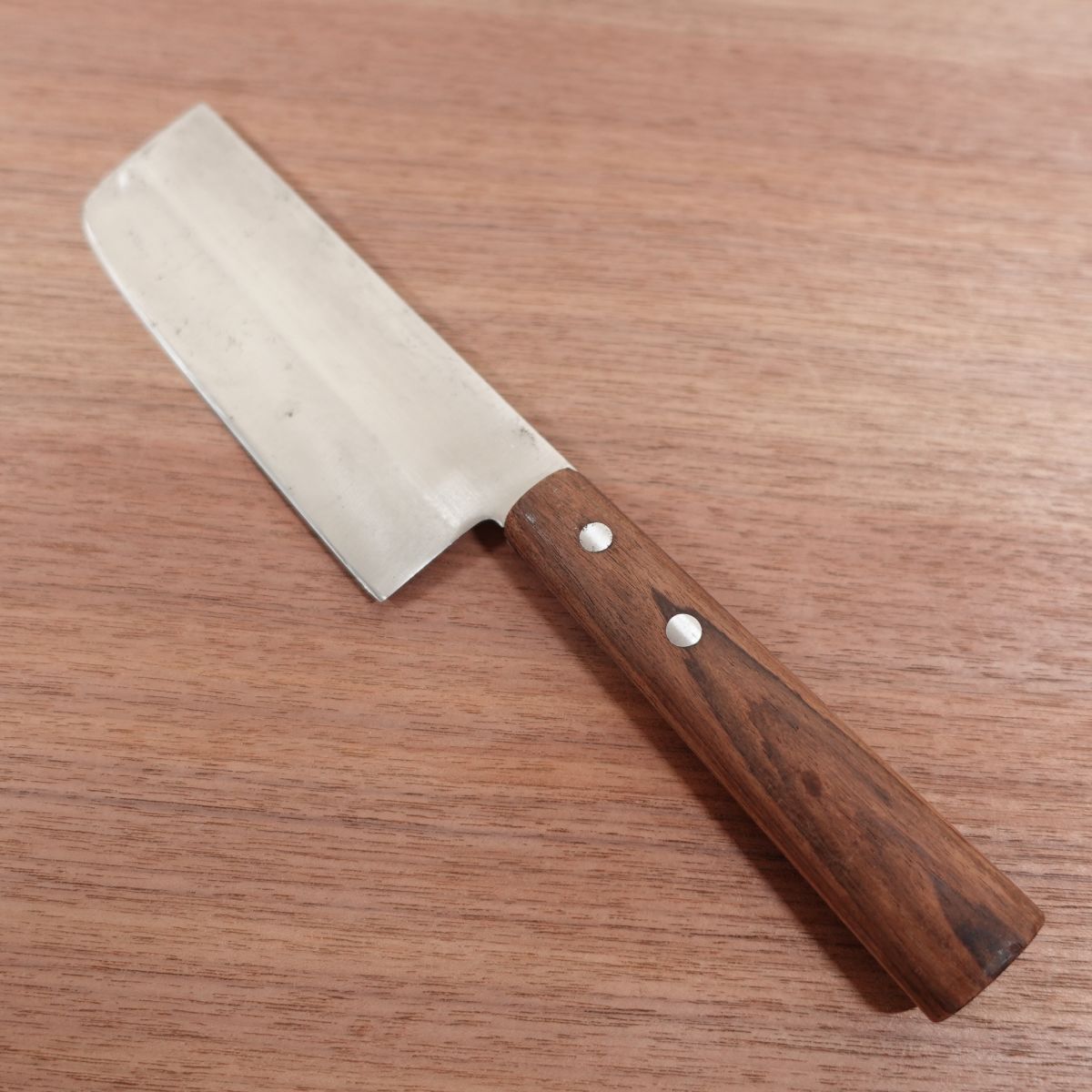KAI Nakiri Knife, Sharpened, Stainless Steel, GINSO, Sticker Attached, 140mm