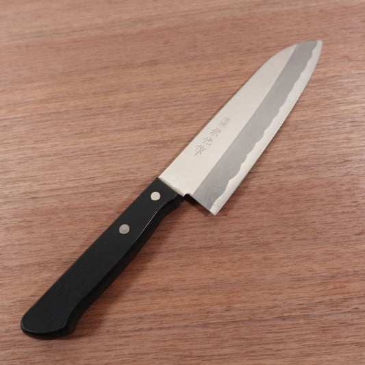 Eiko Santoku Knife, Sharpened, Stainless Steel, All-Purpose Knife, Lightly Used Stored Item, 170mm