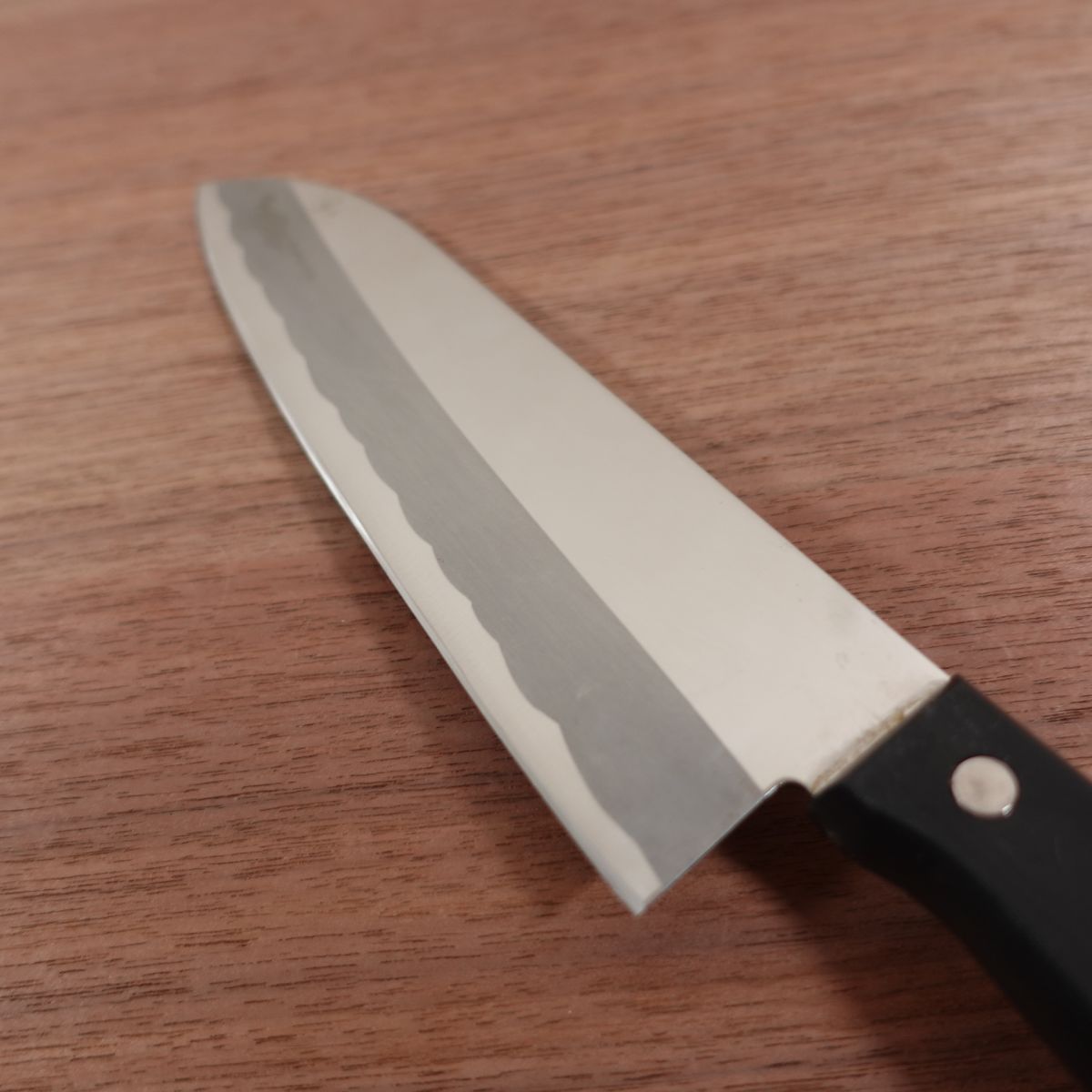 Eiko Santoku Knife, Sharpened, Stainless Steel, All-Purpose Knife, Lightly Used Stored Item, 170mm