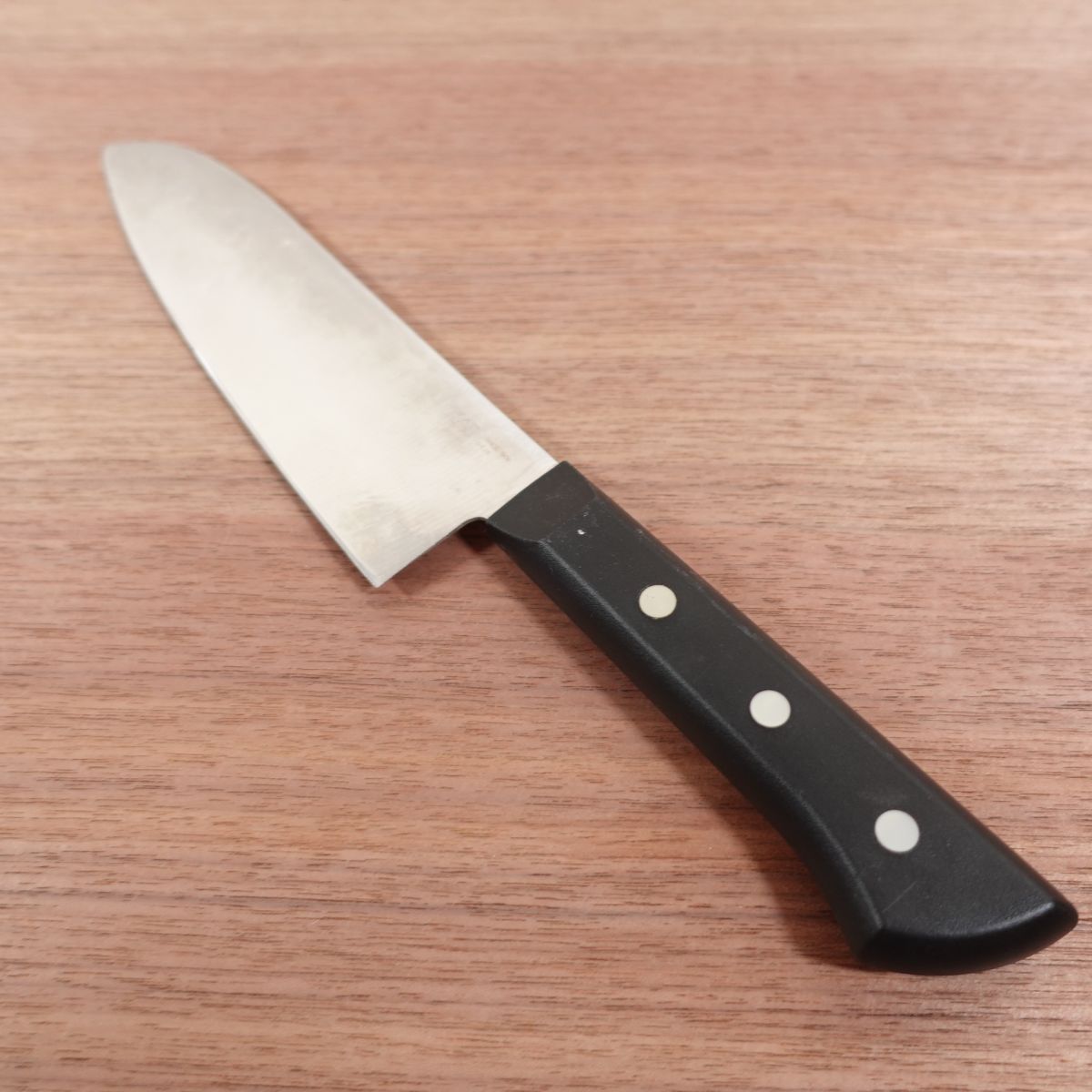 Sekimagoroku Wakatake Santoku Knife, Sharpened, Stainless Steel, All-Purpose Knife, Double Bevel, KAI, 170mm