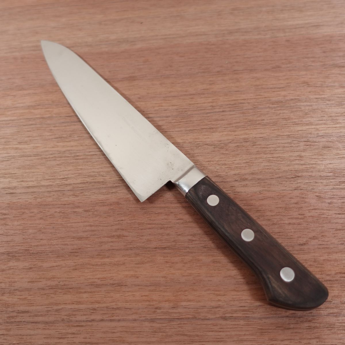 Kikuhide Gyuto Knife, Sharpened, Stainless Steel, All-Purpose Knife, KOBE, 215mm