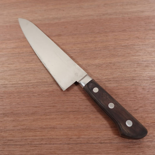 Kikuhide Gyuto Knife, Sharpened, Stainless Steel, All-Purpose Knife, KOBE, 215mm