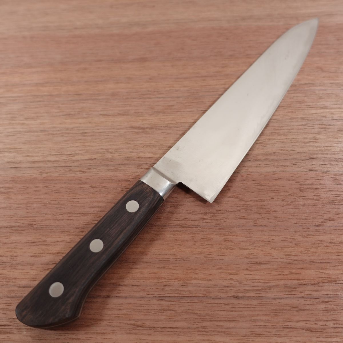 Kikuhide Gyuto Knife, Sharpened, Stainless Steel, All-Purpose Knife, KOBE, 215mm