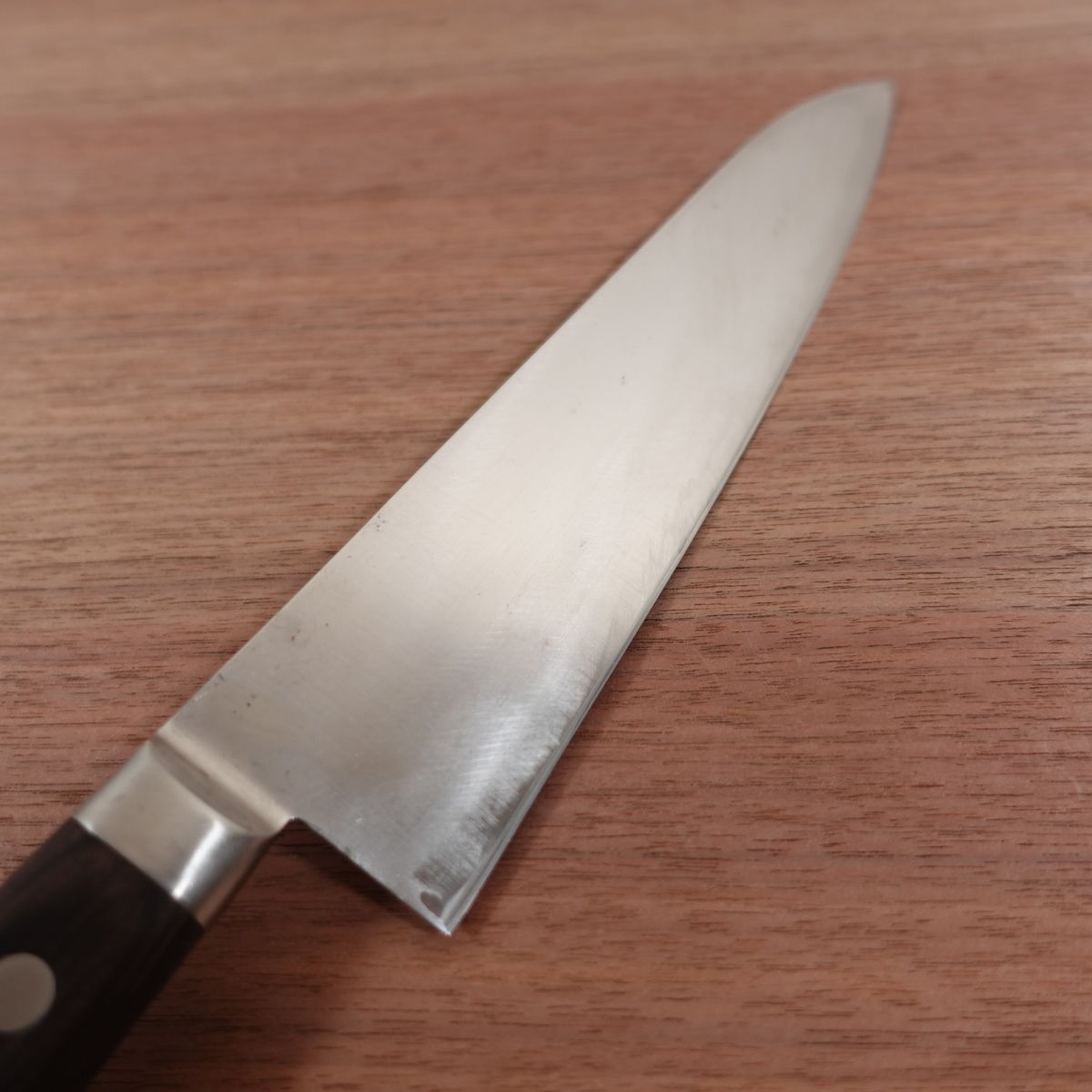 Kikuhide Gyuto Knife, Sharpened, Stainless Steel, All-Purpose Knife, KOBE, 215mm
