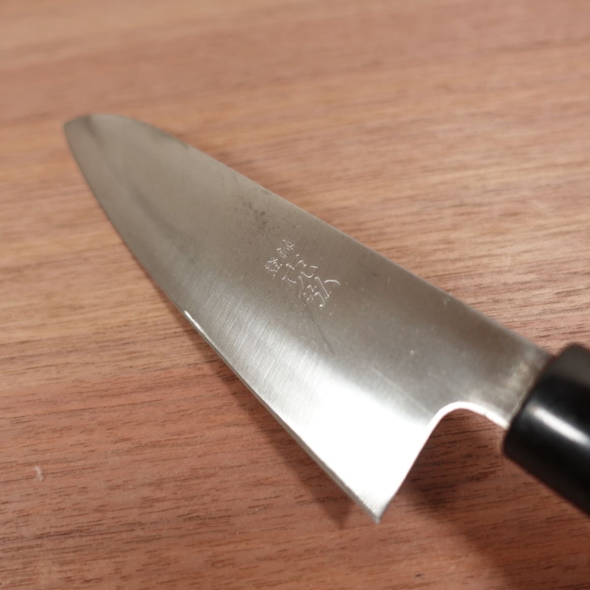 Tetsuhiro Wa-Gyuto Messer, geschliffen, Allzweckmesser, Besonderes Auswahlstück, Karbonstahl, Wenig gebraucht, 180mm