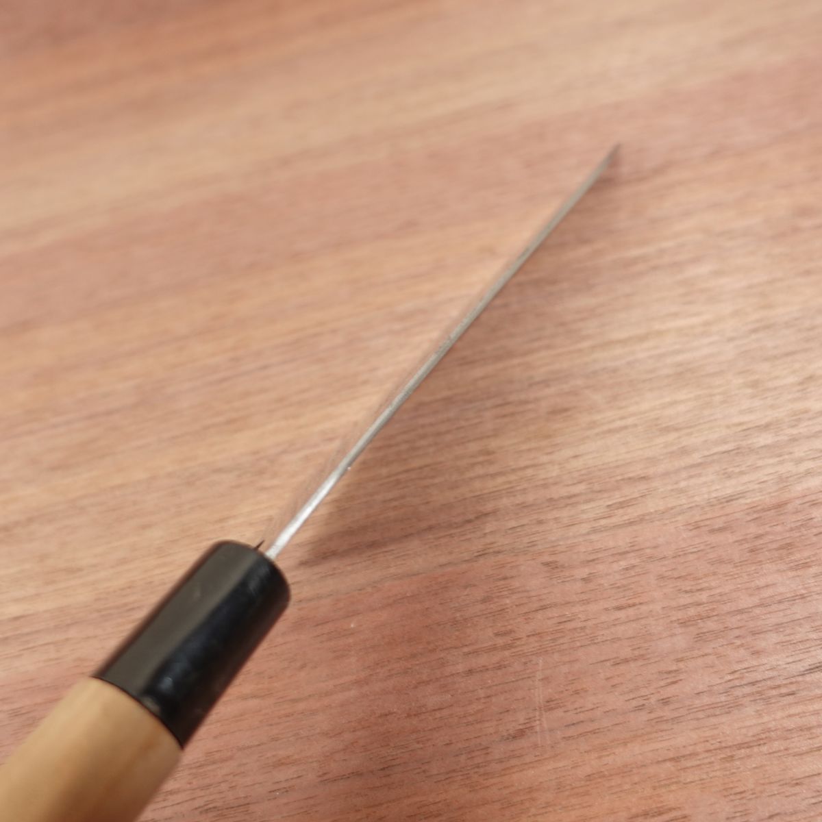 Tetsuhiro Wa-Gyuto Messer, geschliffen, Allzweckmesser, Besonderes Auswahlstück, Karbonstahl, Wenig gebraucht, 180mm