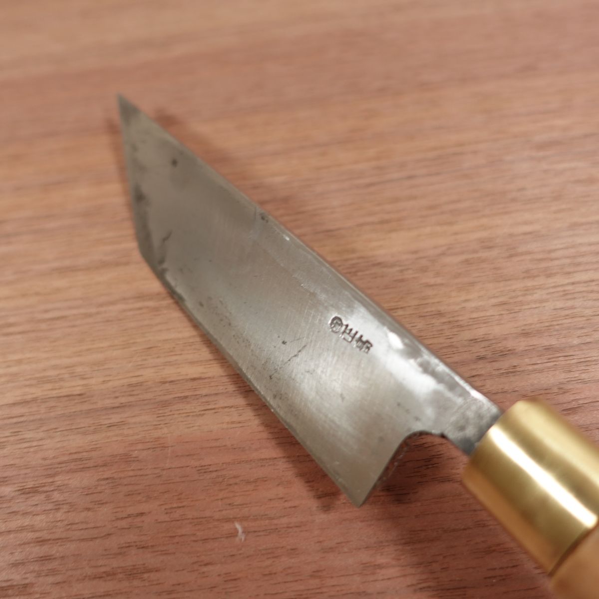 Masataka Unagisaki Messer, Aalmesser, Kohlenstoffstahl, 155mm