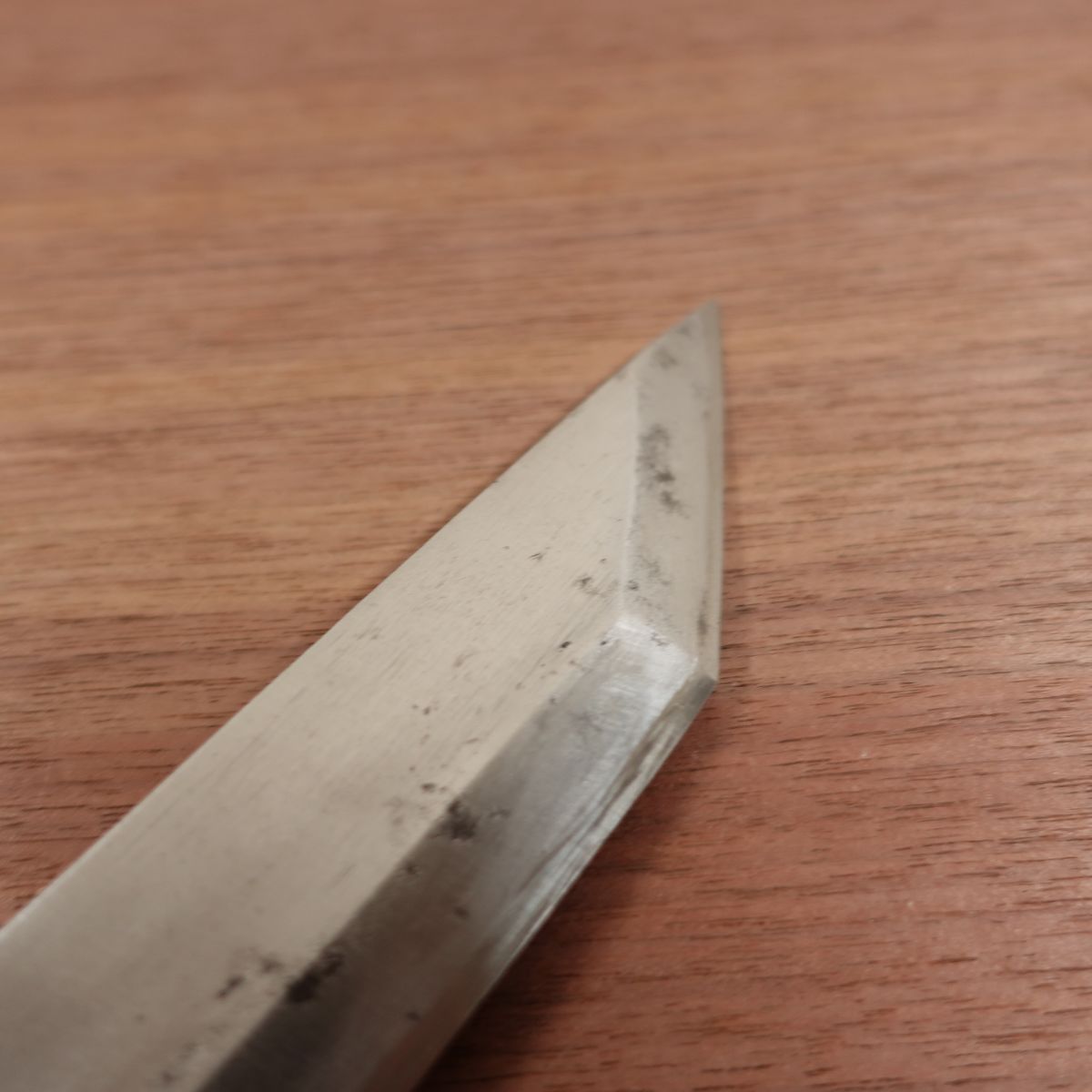Masataka Unagisaki Messer, Aalmesser, Kohlenstoffstahl, 155mm