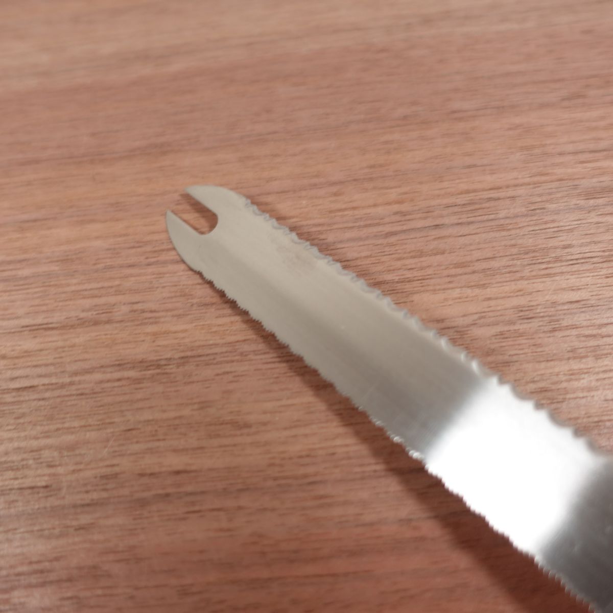 Seki Munekage Bread Knife, Serrated Edge, Bread Knife, Cheese Knife, Stainless Steel, Unused Stored Item, 210mm