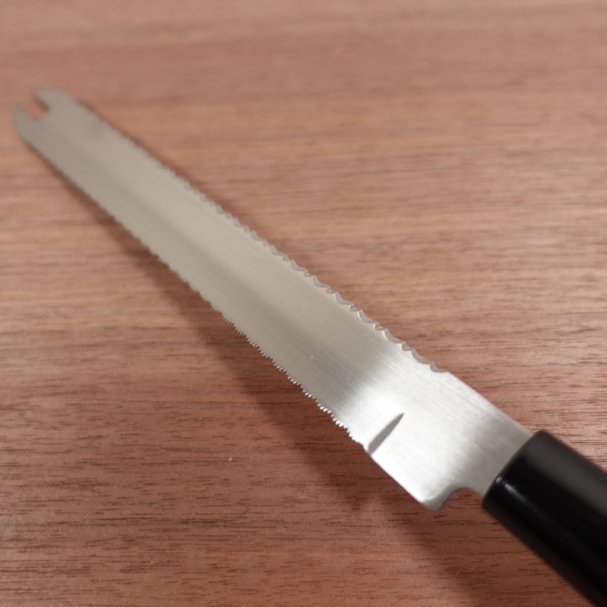 Seki Munekage Bread Knife, Serrated Edge, Bread Knife, Cheese Knife, Stainless Steel, Unused Stored Item, 210mm