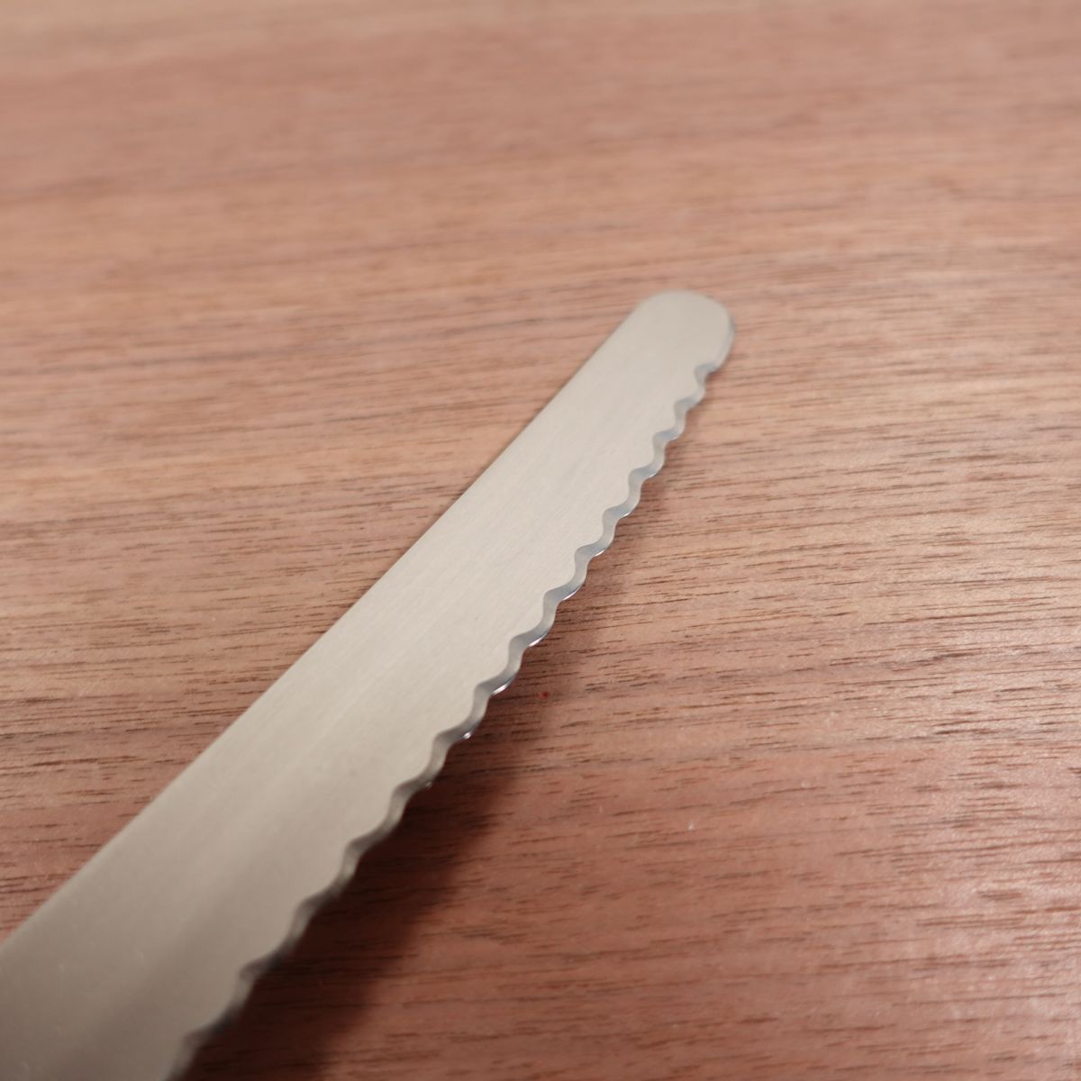 Seki Munekage Slicer, Serrated Edge, Bread Knife, Ham Slicer, Stainless Steel, Unused Stored Item, 185mm