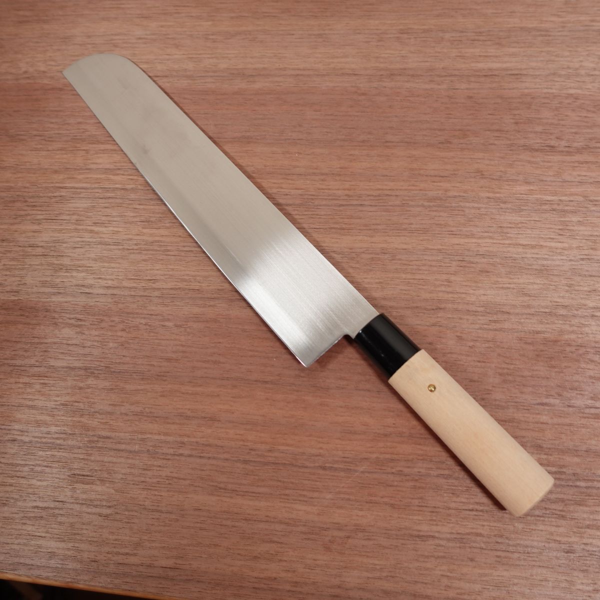 Seki Munekage Tachi Knife, Sharpened, Large Multi-Purpose Knife, Serrated Tip, Stainless Steel, Unused Stored Item, 275mm