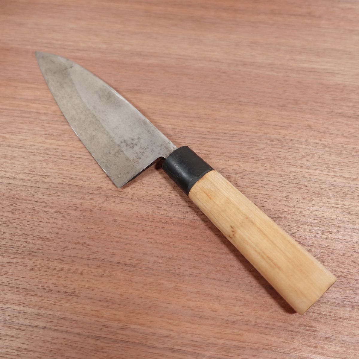 Kanehisa Deba Knife, Sharpened, Large Size, Carbon Steel, Single Bevel, 180mm
