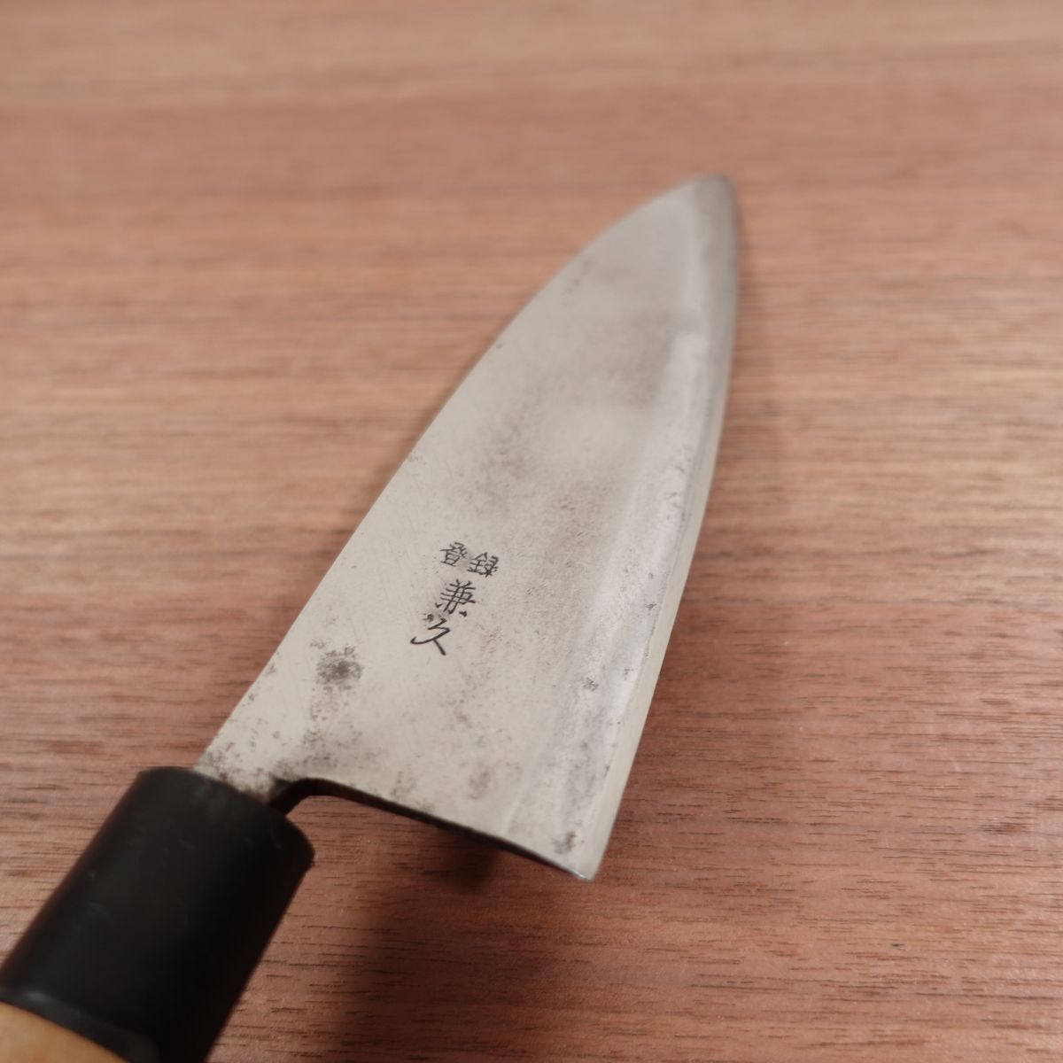 Kanehisa Deba Knife, Sharpened, Large Size, Carbon Steel, Single Bevel, 180mm
