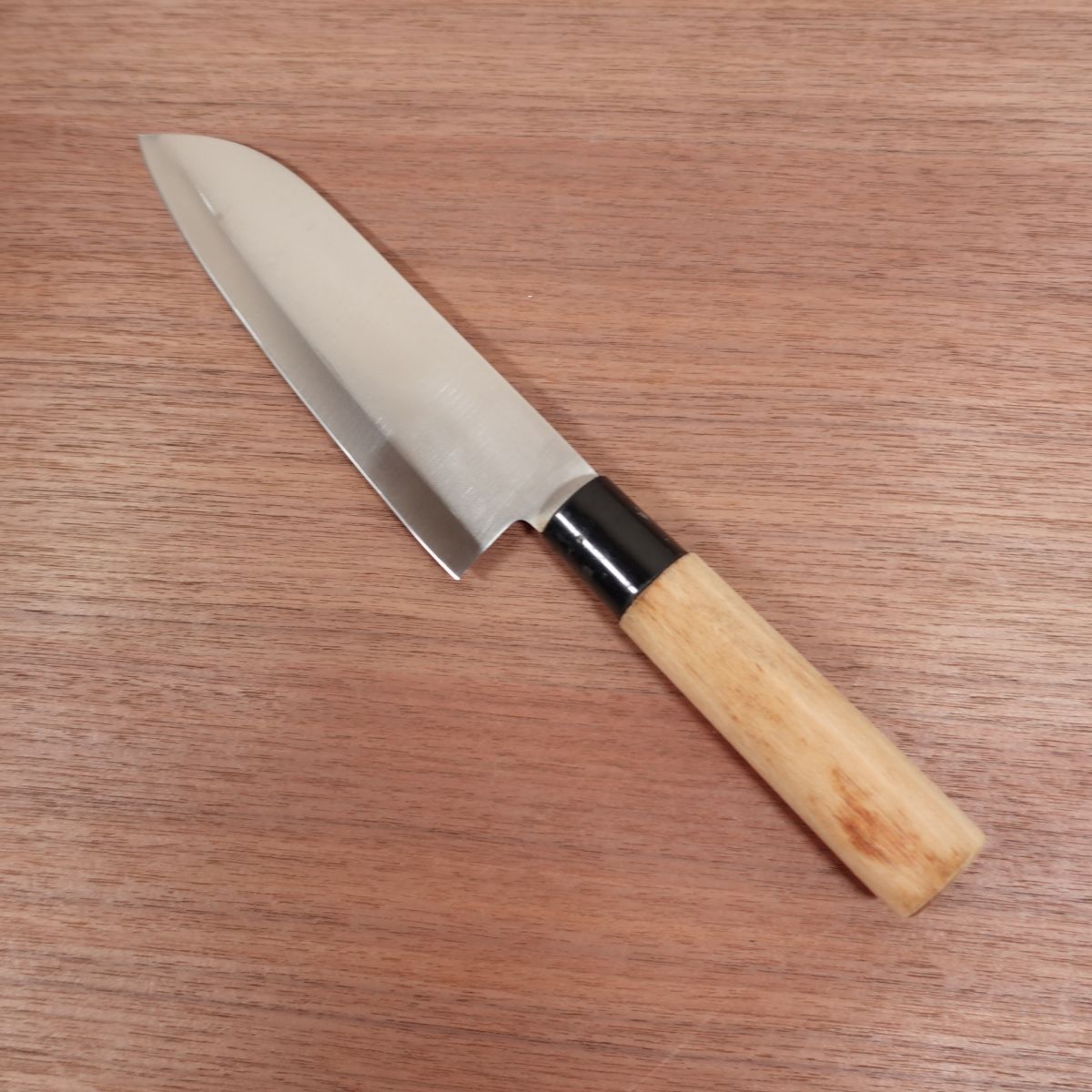 Noshu Masamune Santoku Knife, Sharpened, All-Purpose Knife, Stainless Steel, 175mm