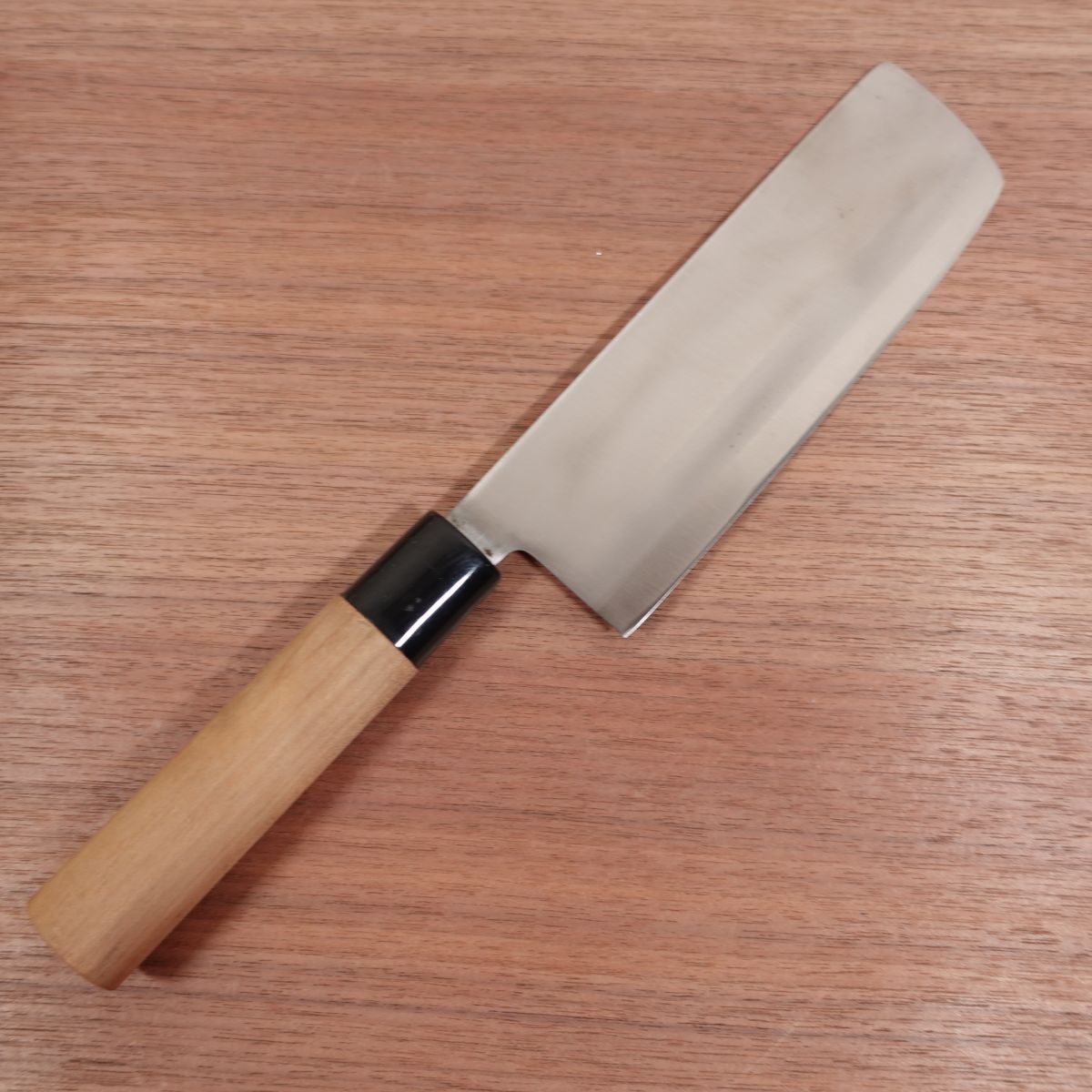 Katsuhiro Nakiri Knife, Sharpened, Nakiri, Nearly Unused Stored Item, Sticker Included, 160mm