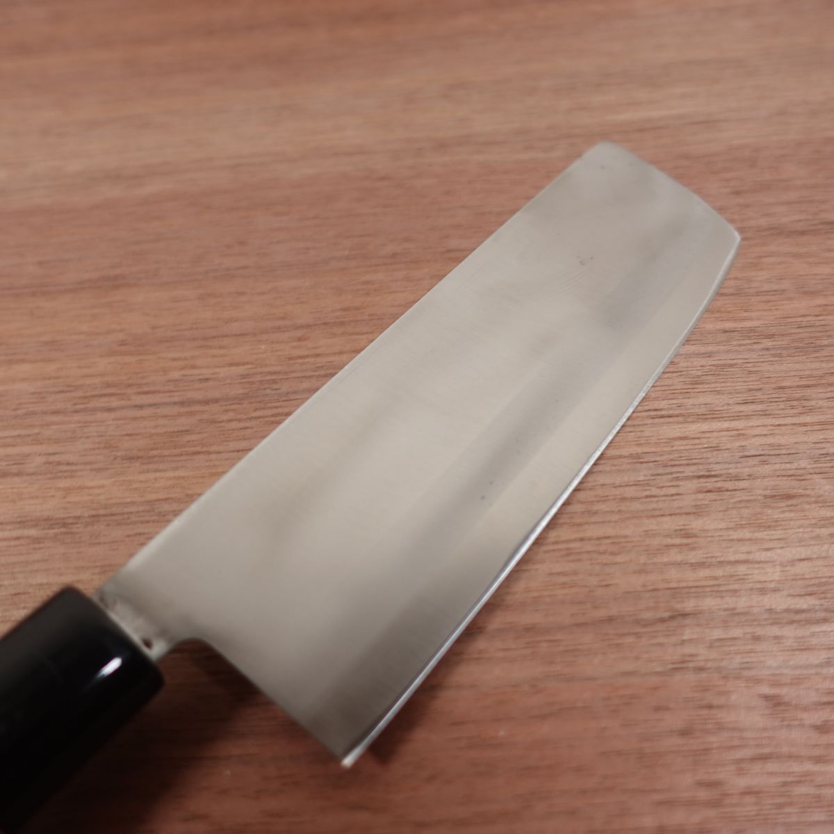 Katsuhiro Nakiri Knife, Sharpened, Nakiri, Nearly Unused Stored Item, Sticker Included, 160mm