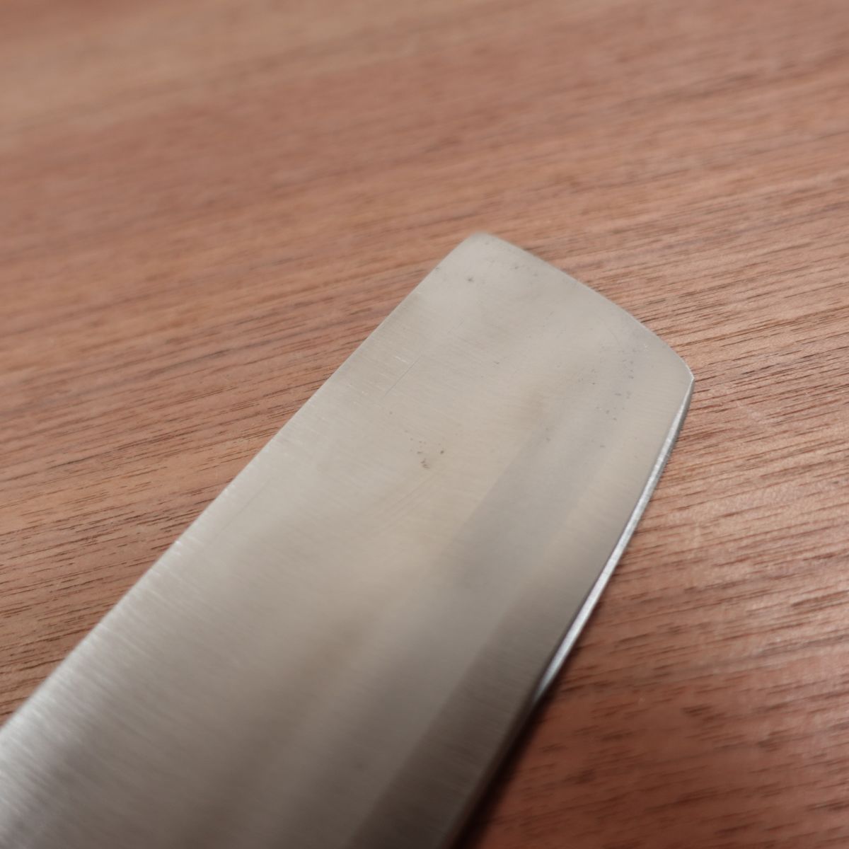 Katsuhiro Nakiri Knife, Sharpened, Nakiri, Nearly Unused Stored Item, Sticker Included, 160mm