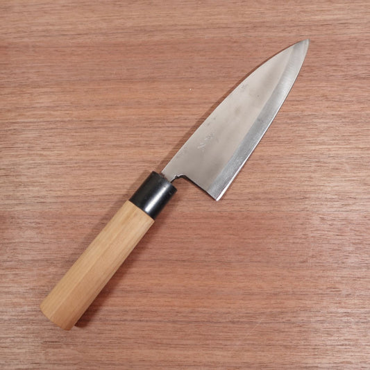 Kanehisa Deba Knife, Sharpened, Carbon Steel, Single Bevel, 165mm