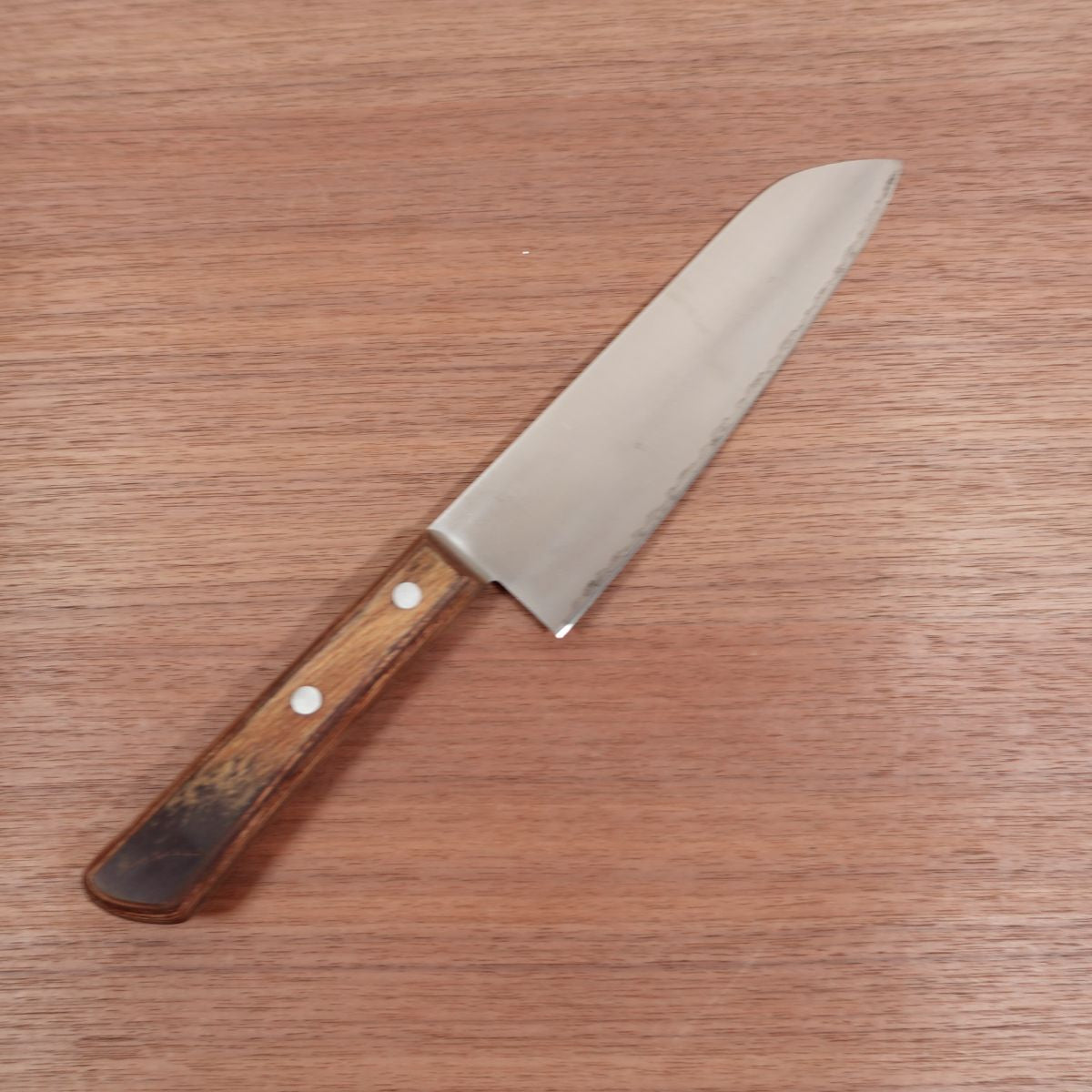 Kuroganeya Santoku Knife, Sharpened, All-Purpose Knife, Laminated Pure Carbon Steel, DP, 165mm