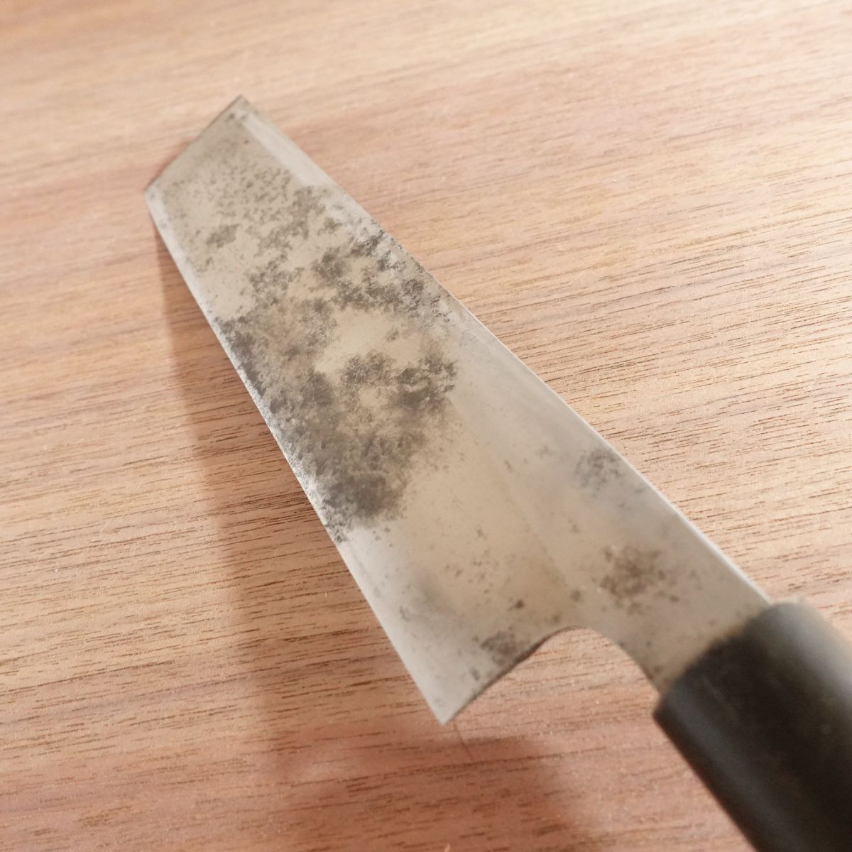 Sakai Masashige Usuba Knife, Sharpened, Water Buffalo Handle, Premium, Single Bevel, Carbon Steel, 180mm