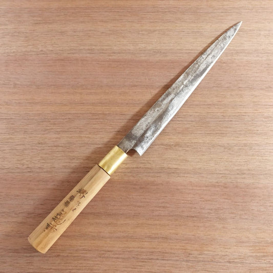Sakai Kikushige Yanagiba Knife, Sharpened, Sashimi Knife, Carbon Steel, 235mm