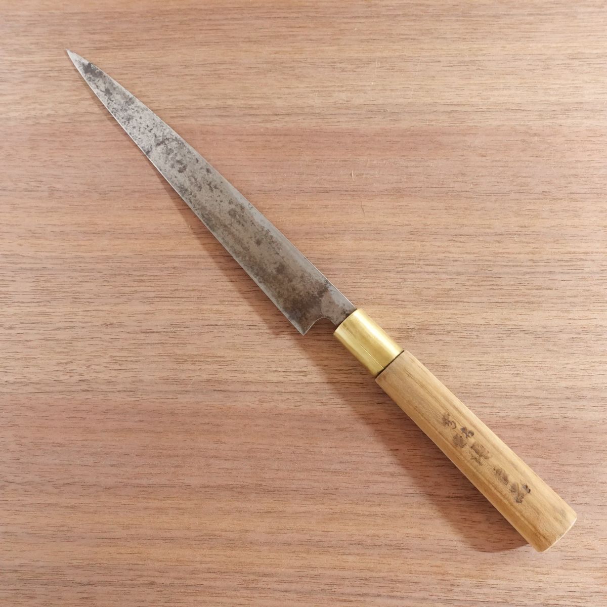 Sakai Kikushige Yanagiba Knife, Sharpened, Sashimi Knife, Carbon Steel, 235mm